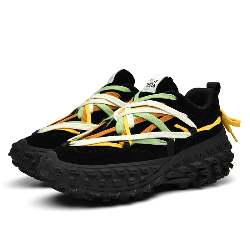 타이어 두꺼운 밑창 키높이 신발 가을 신상 통풍 키높이 캐주얼 운동화